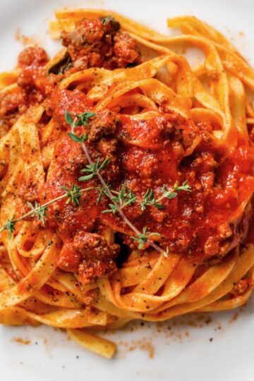Lamb ragu sauce recipe.