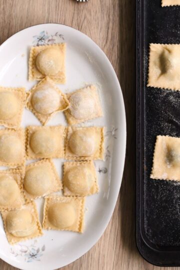 Ravioli dough recipe.