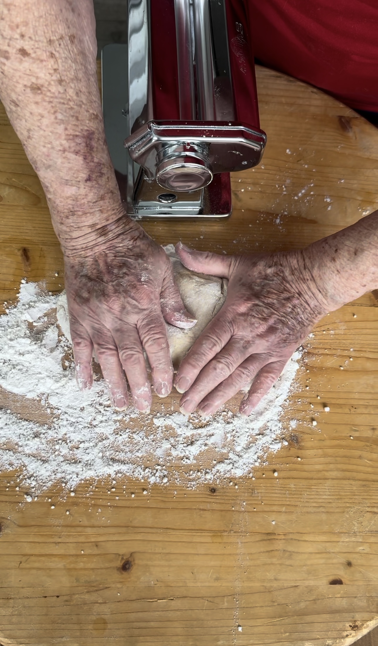 How to make ravioli dough.