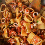 Pasta calamarata sauce.