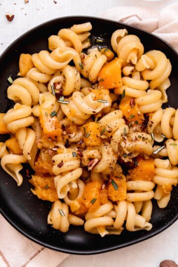 Butternut squash pasta recipe.