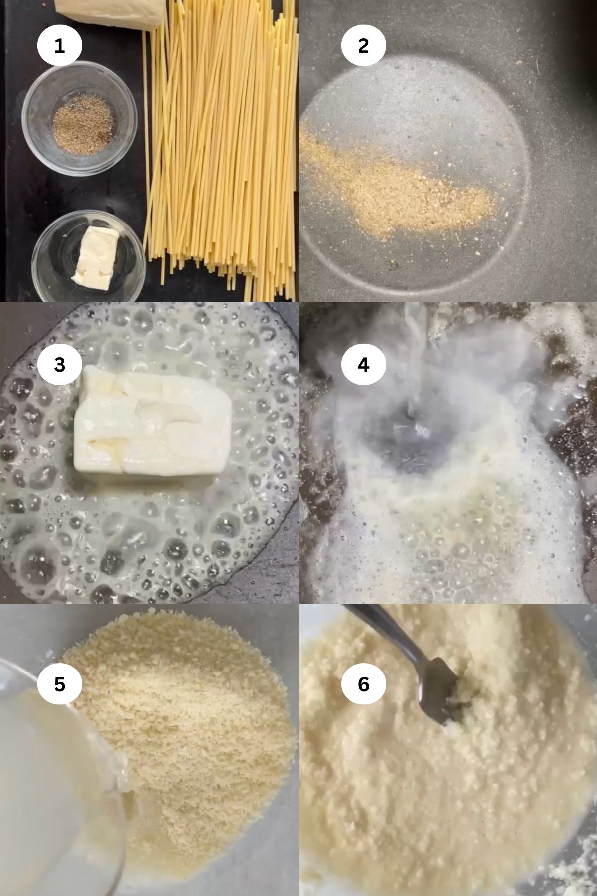 Cacio e Pepe Step by Step.