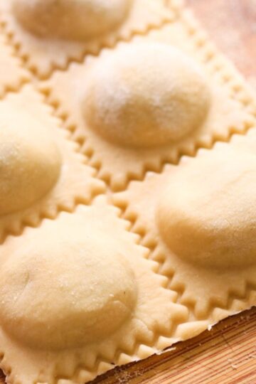 Ravioli dough recipe.