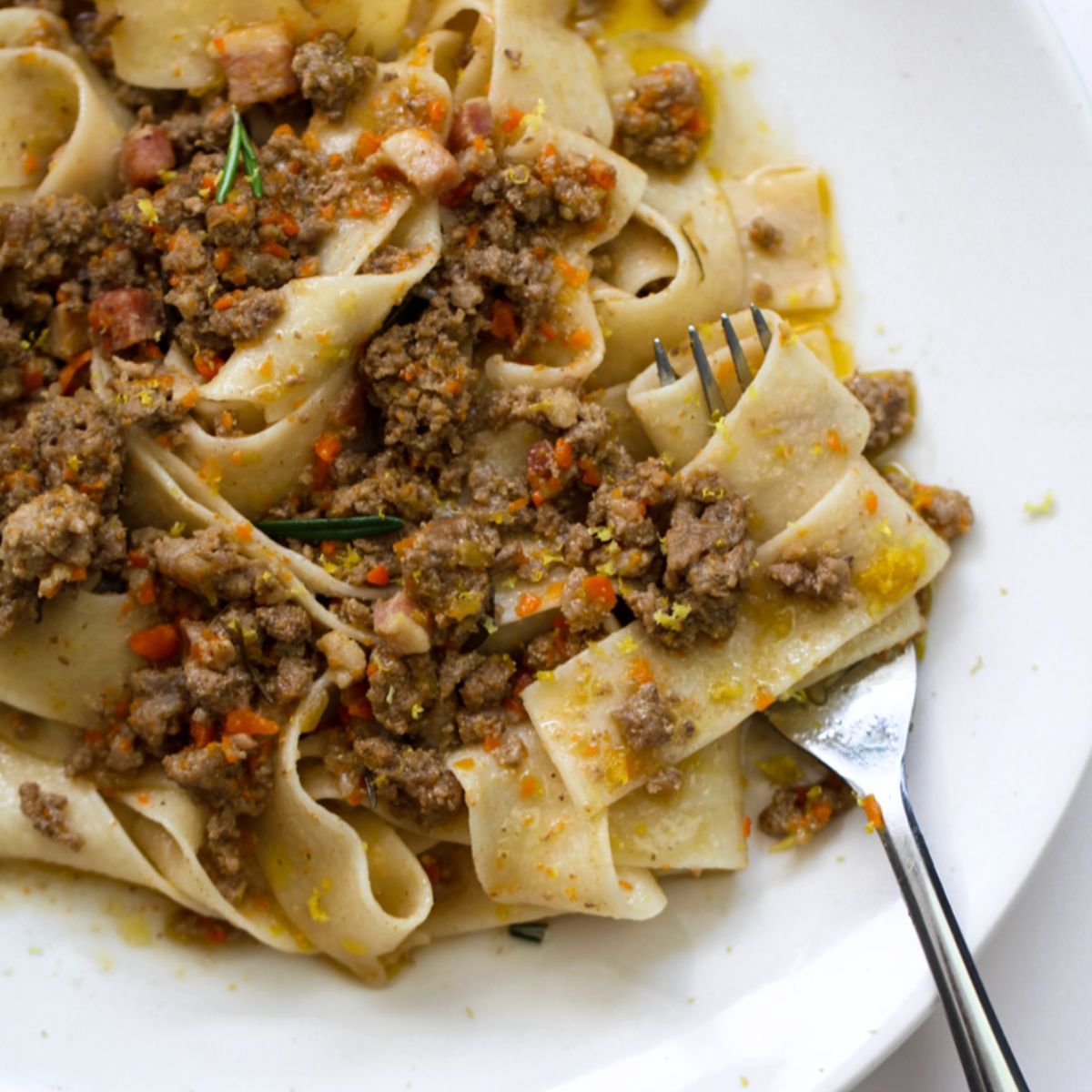 The BEST Ragù Bianco (Authentic Italian White Bolognese Sauce)